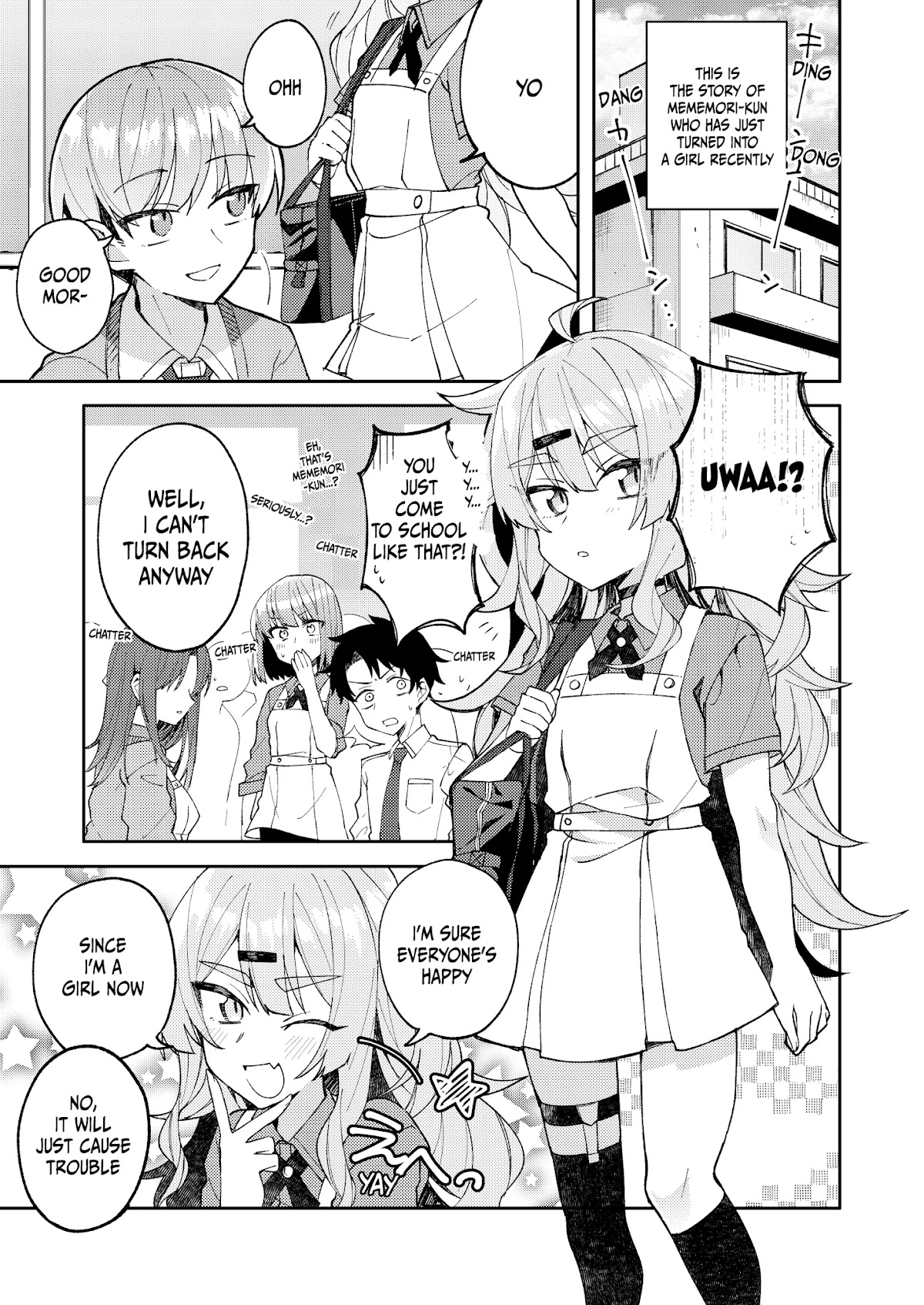 When I Woke Up, I Was A Girl Chapter 6 page 1 - Chapter 6