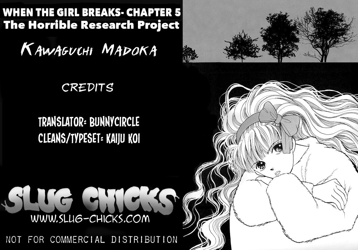When The Girl Breaks Chapter 5 page 11 - Chapter 5 : The Horrible Research Project