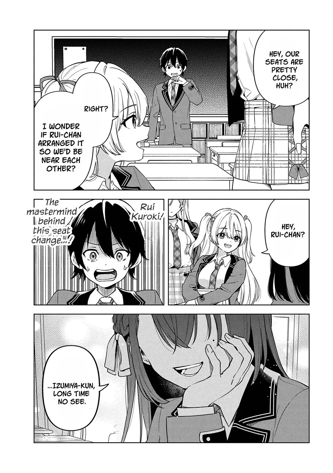 When the Introverted Me Got Surrounded by S-Tier Beauties After a Seat Change, a Secret Relationship Began Chapter 1 page 14 - Chapter 1