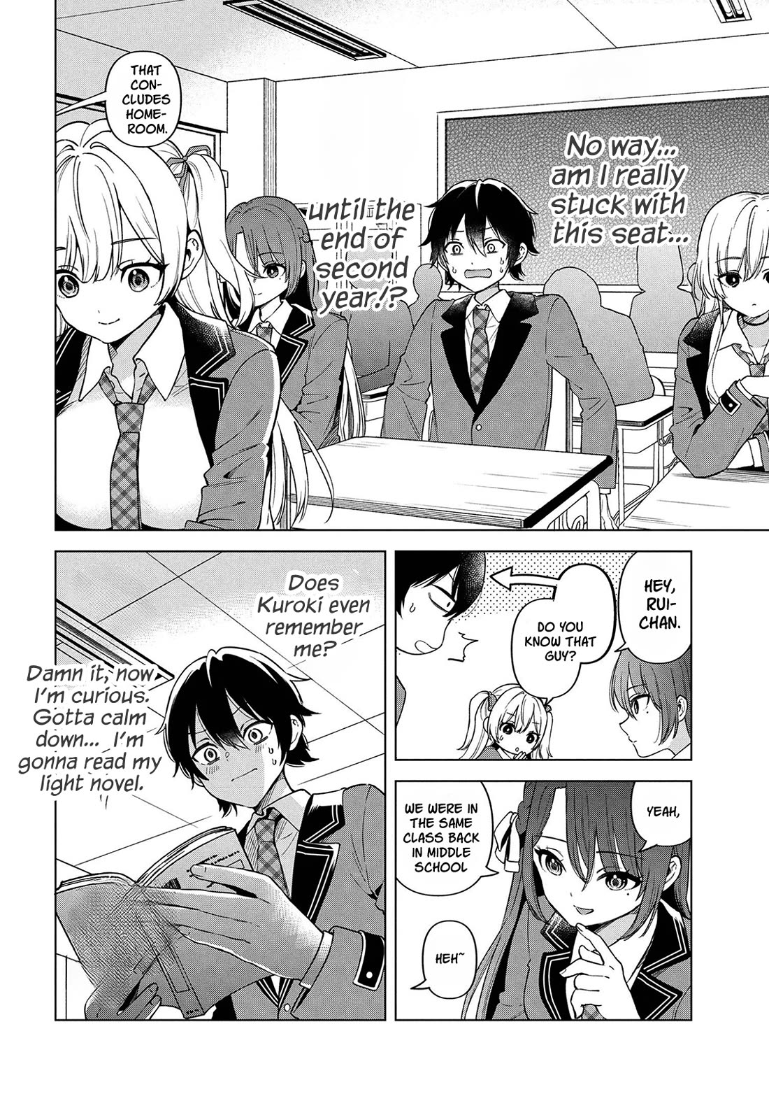When the Introverted Me Got Surrounded by S-Tier Beauties After a Seat Change, a Secret Relationship Began Chapter 1 page 17 - Chapter 1