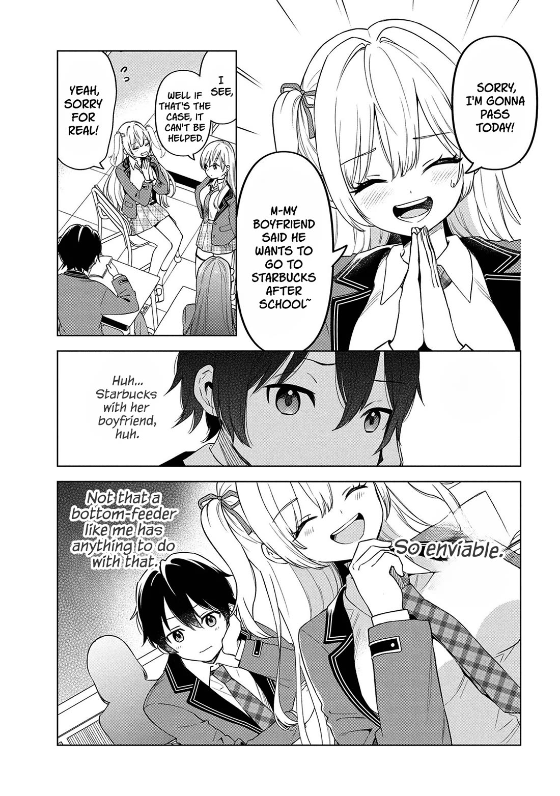 When the Introverted Me Got Surrounded by S-Tier Beauties After a Seat Change, a Secret Relationship Began Chapter 1 page 20 - Chapter 1