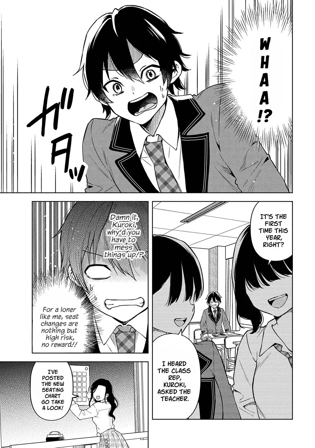When the Introverted Me Got Surrounded by S-Tier Beauties After a Seat Change, a Secret Relationship Began Chapter 1 page 5 - Chapter 1