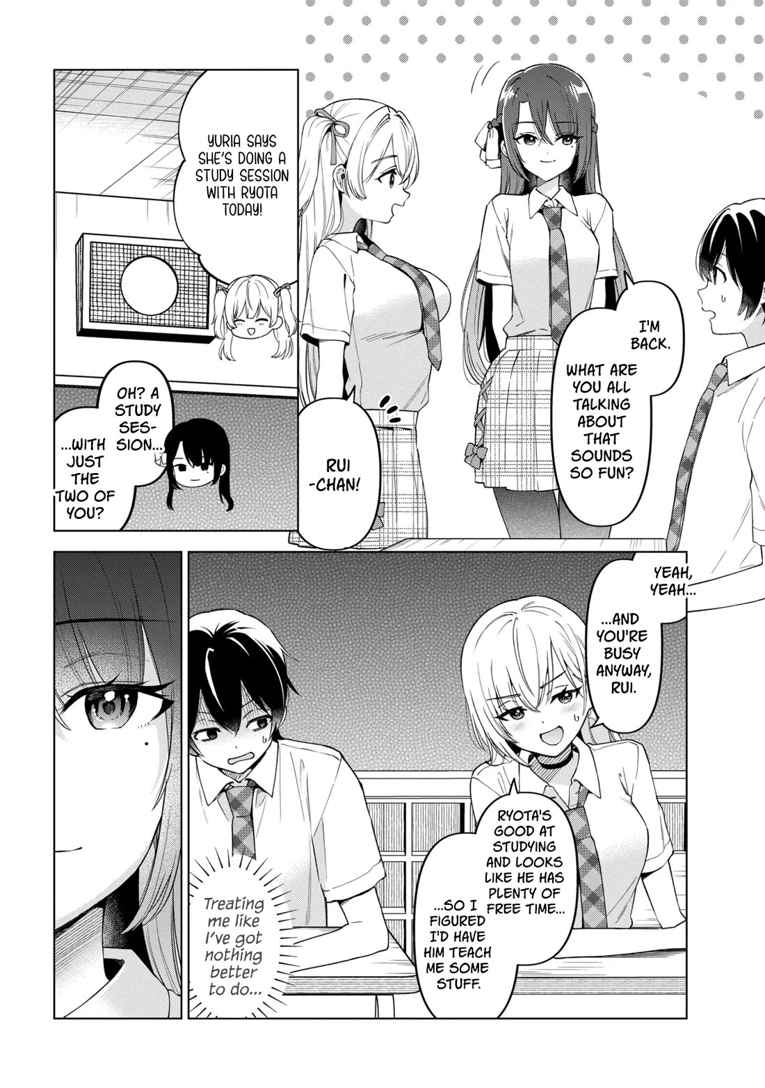 When the Introverted Me Got Surrounded by S-Tier Beauties After a Seat Change, a Secret Relationship Began Chapter 17 page 6 - Chapter 17