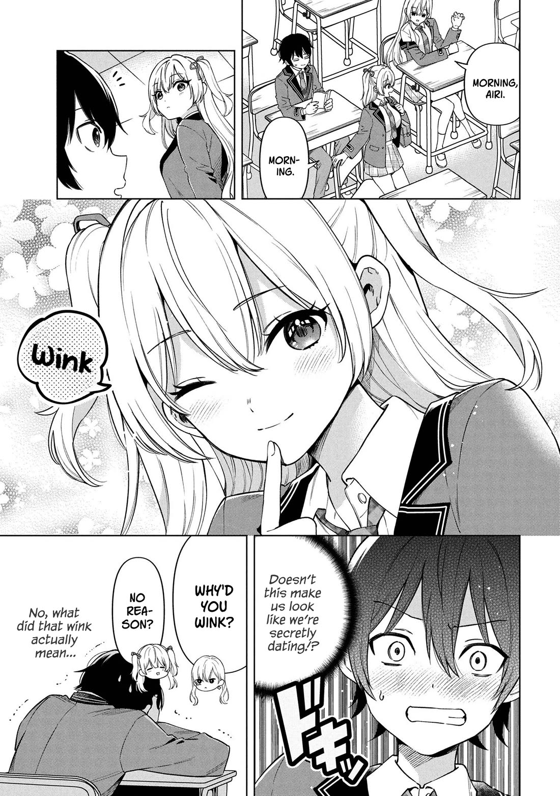 When the Introverted Me Got Surrounded by S-Tier Beauties After a Seat Change, a Secret Relationship Began Chapter 2 page 3 - Chapter 2