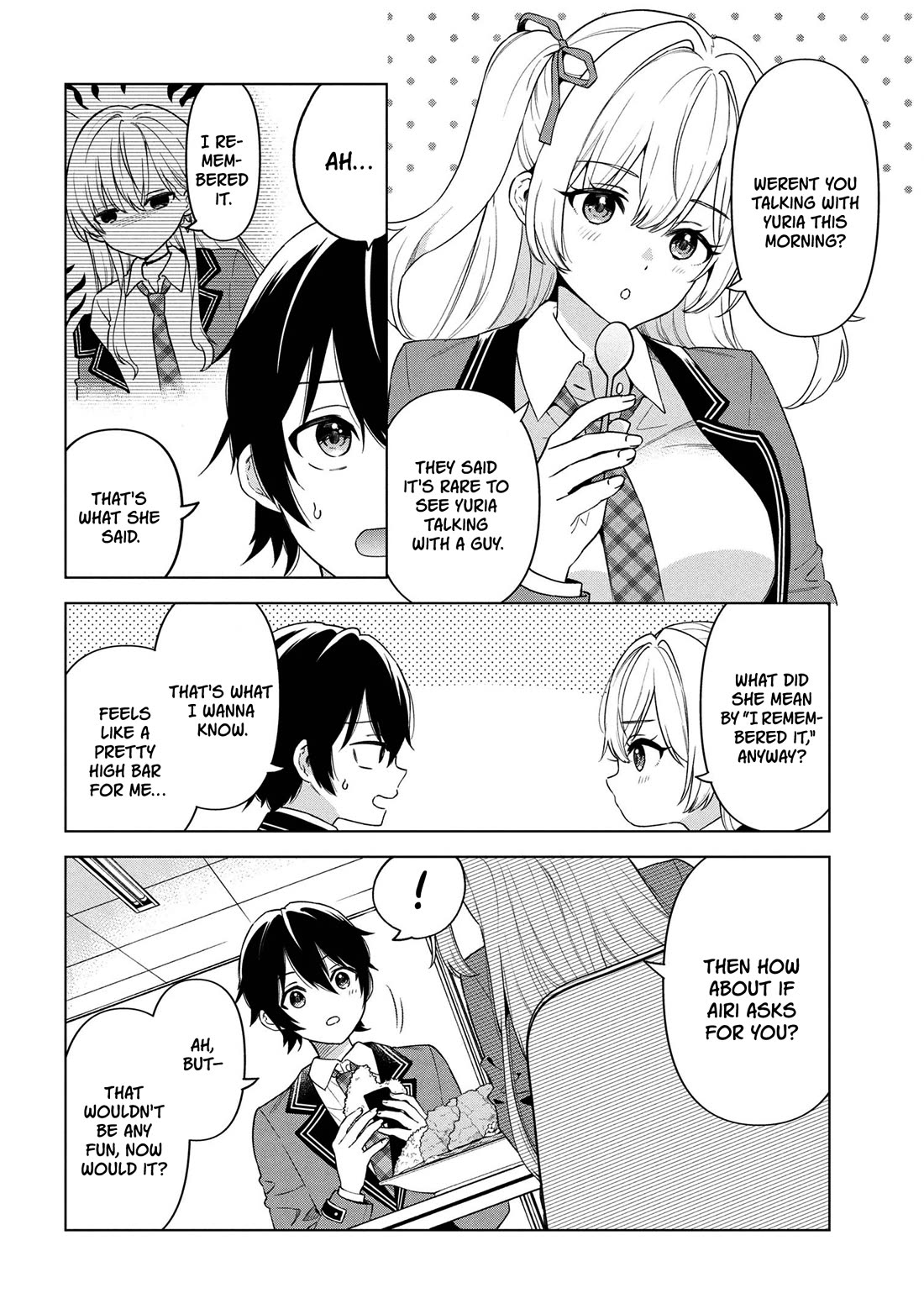 When the Introverted Me Got Surrounded by S-Tier Beauties After a Seat Change, a Secret Relationship Began Chapter 2 page 6 - Chapter 2