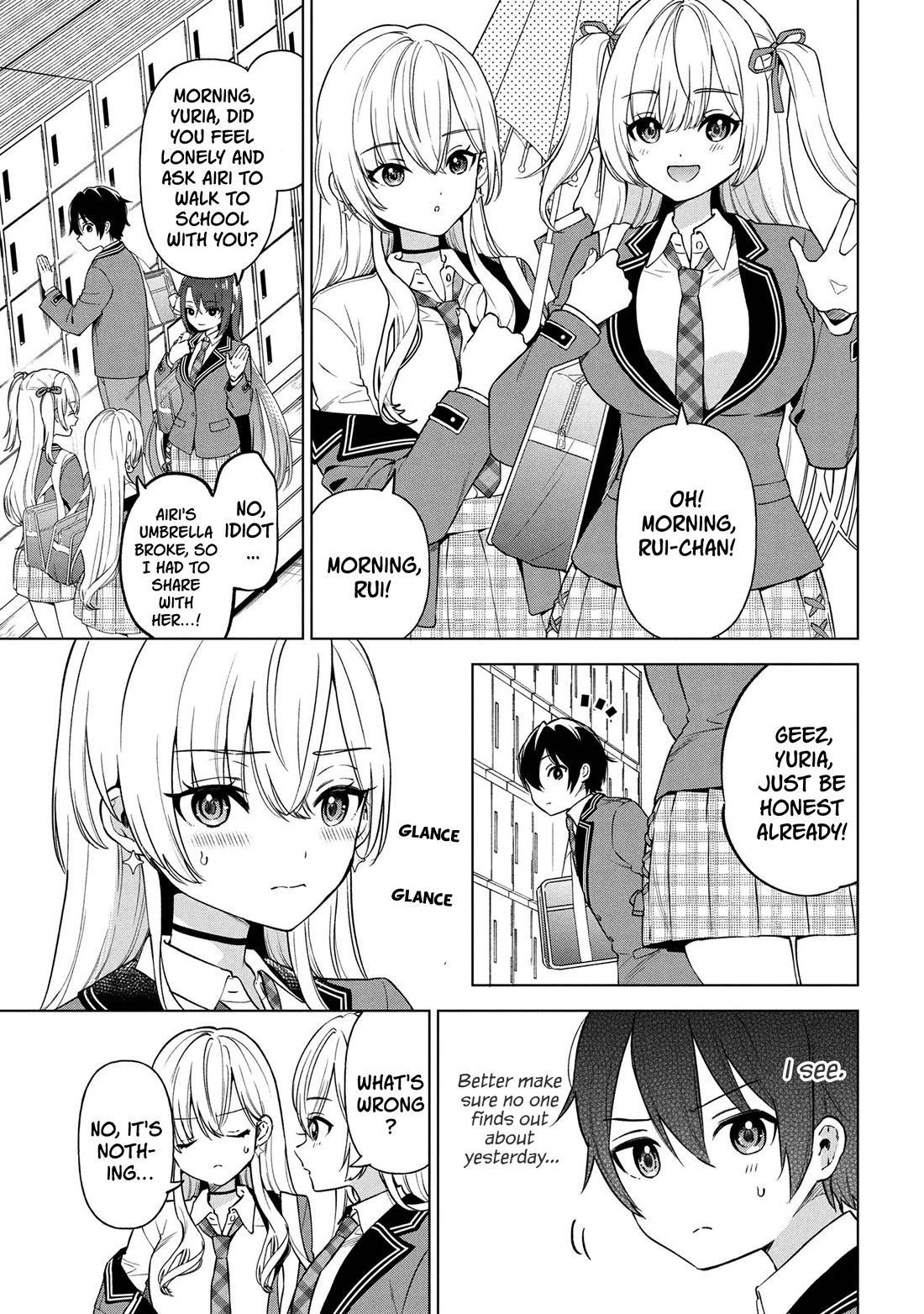 When the Introverted Me Got Surrounded by S-Tier Beauties After a Seat Change, a Secret Relationship Began Chapter 3 page 3 - Chapter 3
