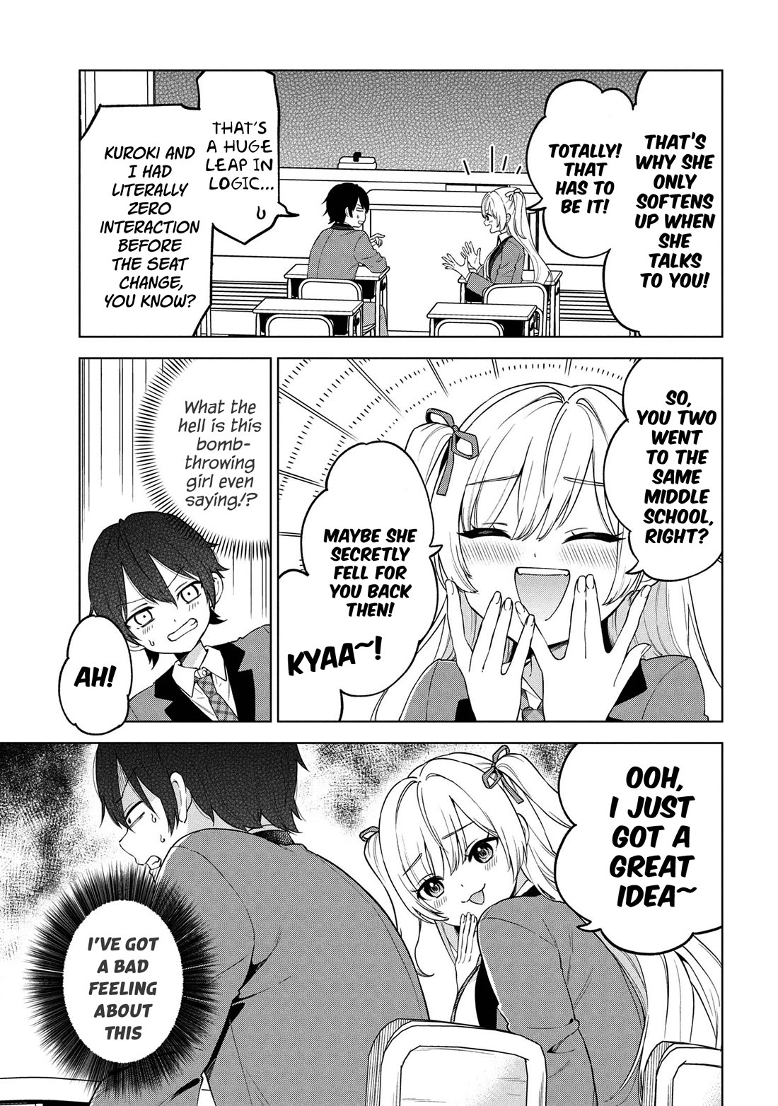 When the Introverted Me Got Surrounded by S-Tier Beauties After a Seat Change, a Secret Relationship Began Chapter 3 page 9 - Chapter 3