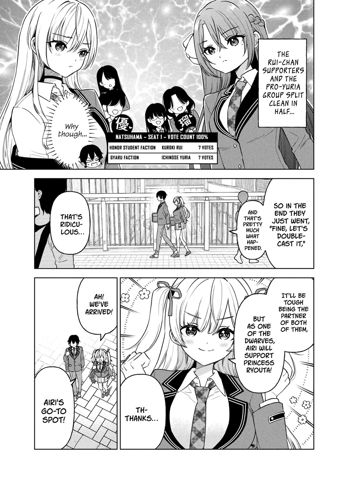 When the Introverted Me Got Surrounded by S-Tier Beauties After a Seat Change, a Secret Relationship Began Chapter 8 page 15 - Chapter 8