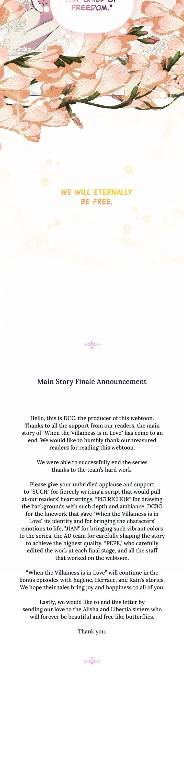 When the Villainess Loves Chapter 100 page 36 - Chapter 100: Main Story Finale