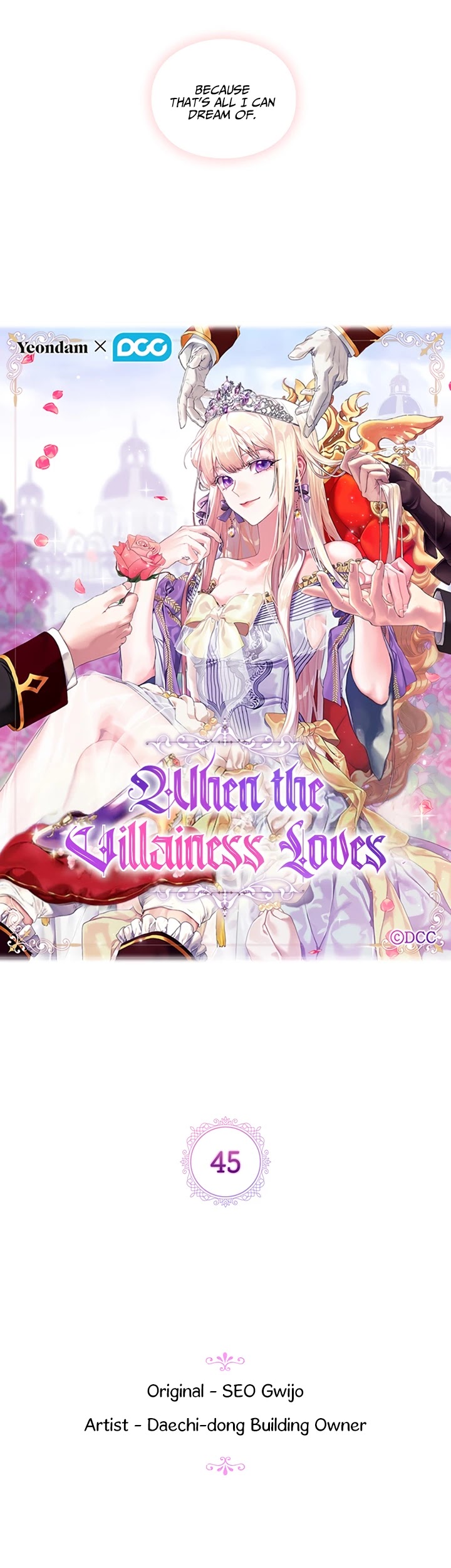 When the Villainess Loves Chapter 45 page 7 - Chapter 45