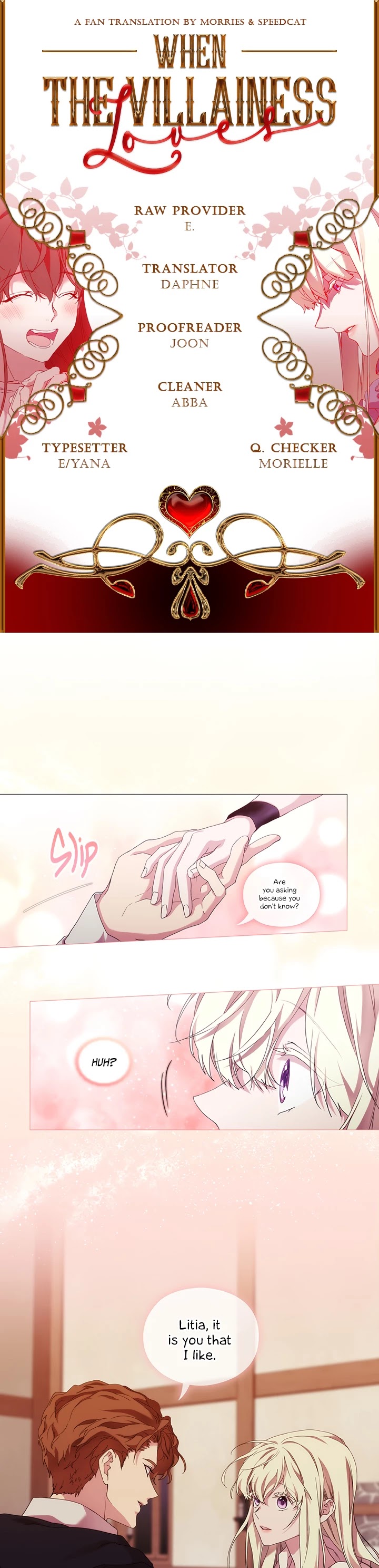 When the Villainess Loves Chapter 49 page 1 - Chapter 49