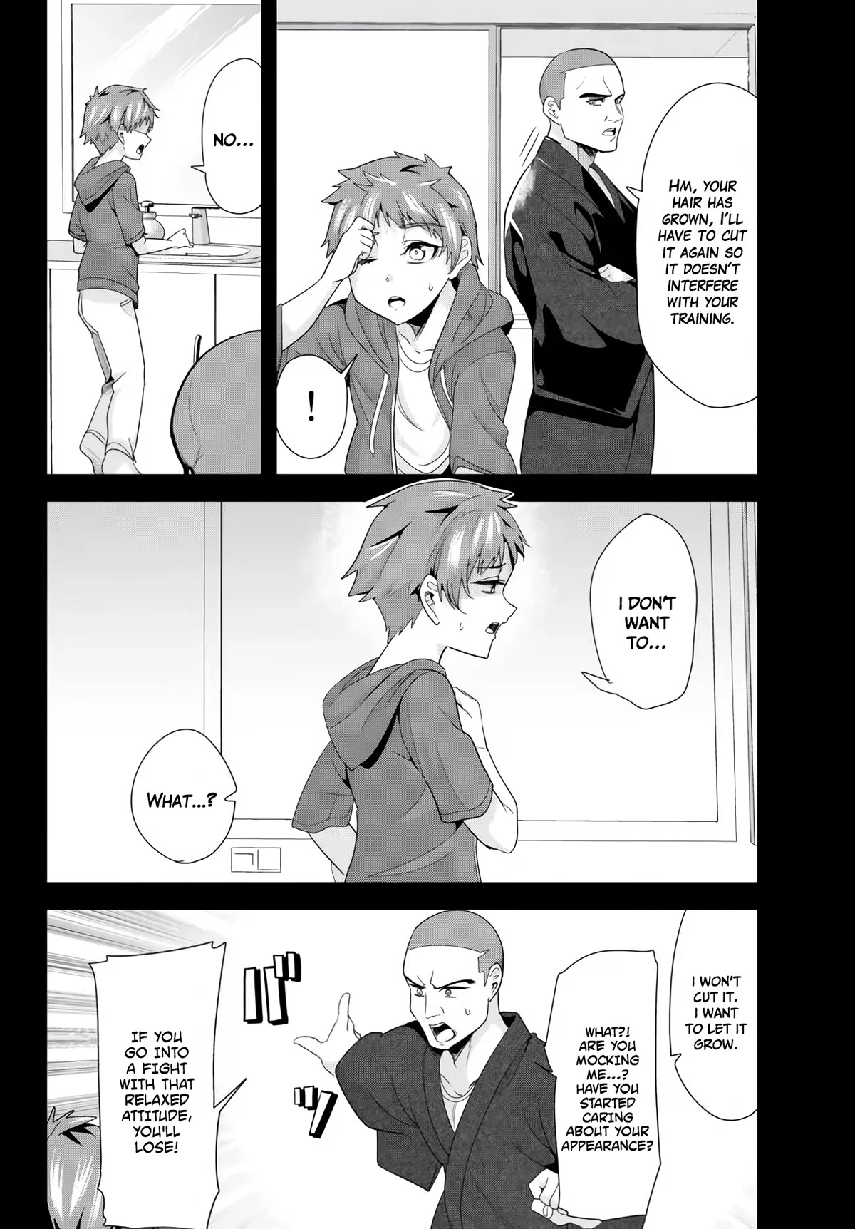 When Trying to Get Back at the Hometown Bullies, Another Battle Began Chapter 12 page 6 - Chapter 12: The battle to prevent haircuts begins.