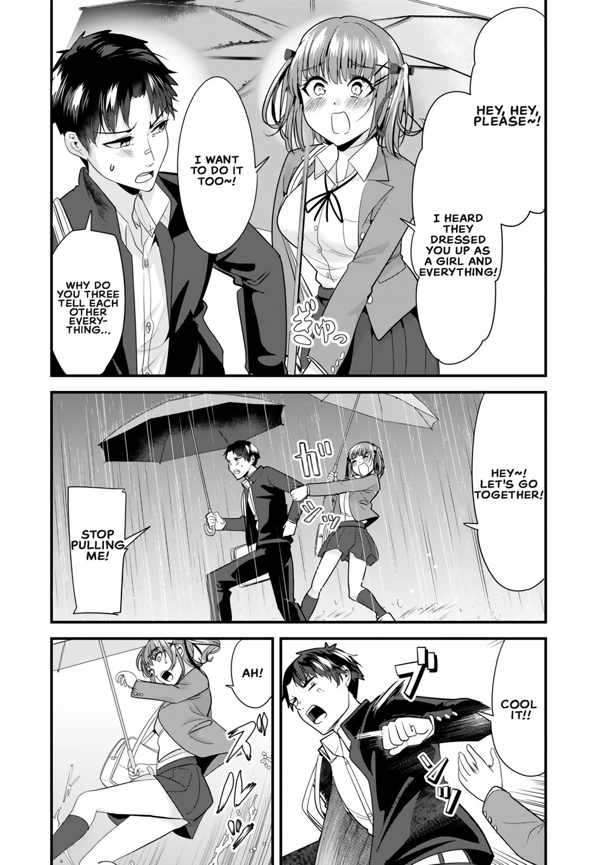 When Trying to Get Back at the Hometown Bullies, Another Battle Began Chapter 24 page 2 - Chapter 24: The battle for his sweatshirt has begun.