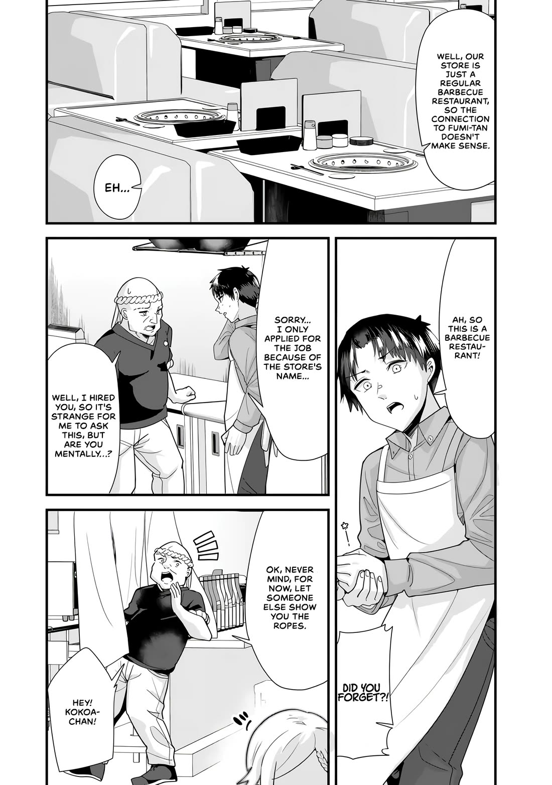 When Trying to Get Back at the Hometown Bullies, Another Battle Began Chapter 34.1 page 4 - Chapter 34.1: The battle for part-time job began.