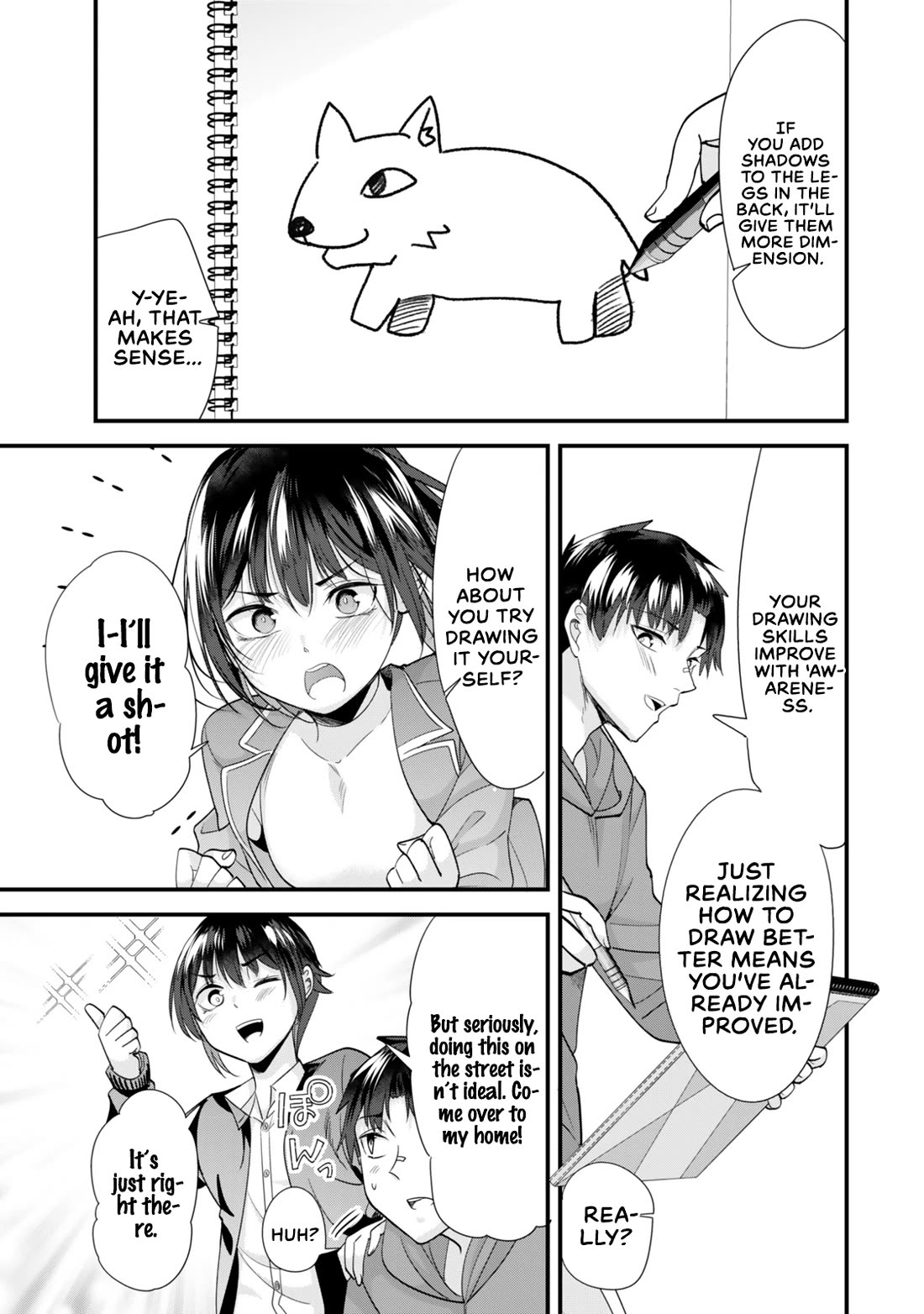 When Trying to Get Back at the Hometown Bullies, Another Battle Began Chapter 44.1 page 13 - Chapter 44.1: The battle for the drawing class has begun.