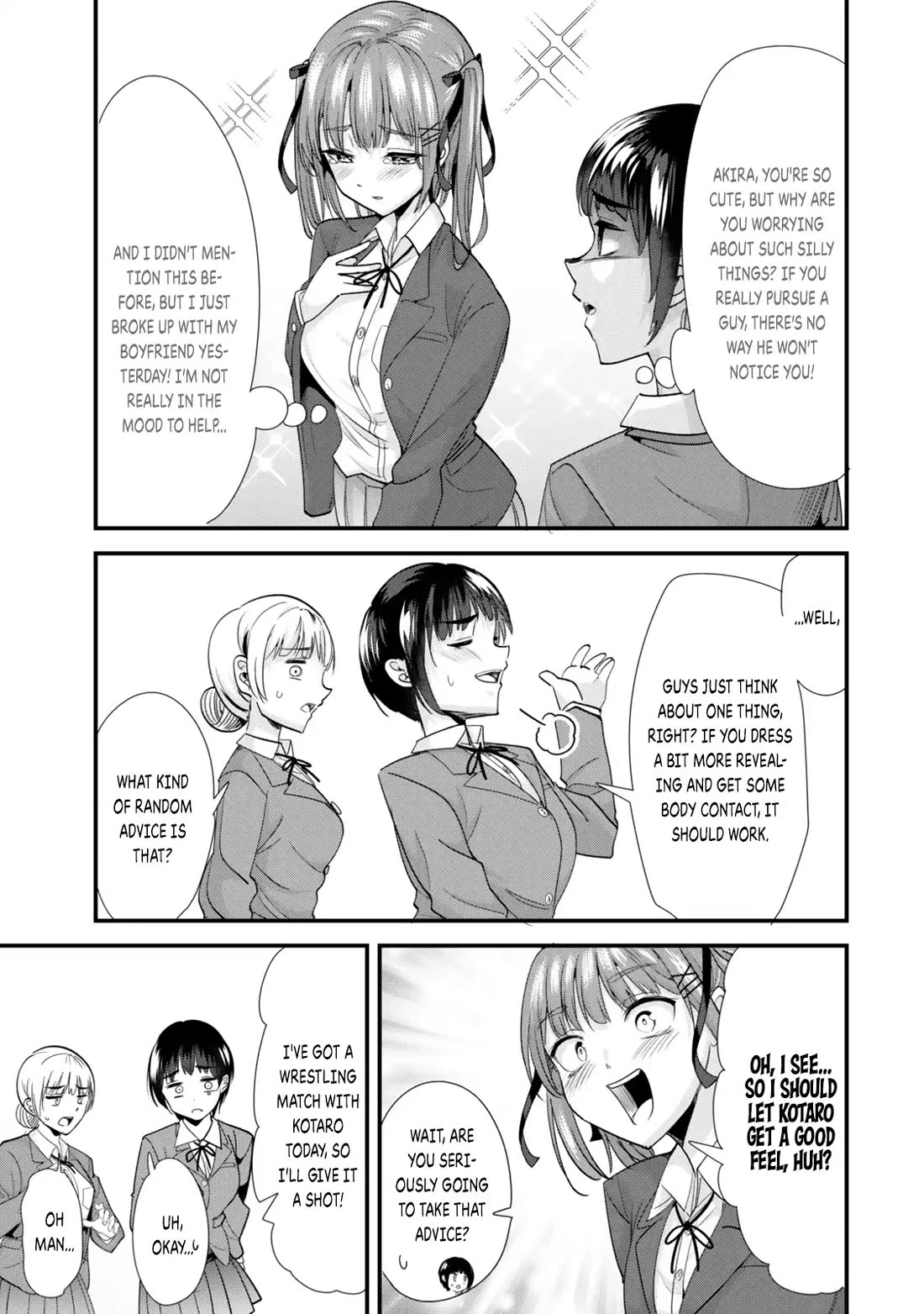 When Trying to Get Back at the Hometown Bullies, Another Battle Began Chapter 45.1 page 3 - Chapter 45.1: The battle for love advice has begun.