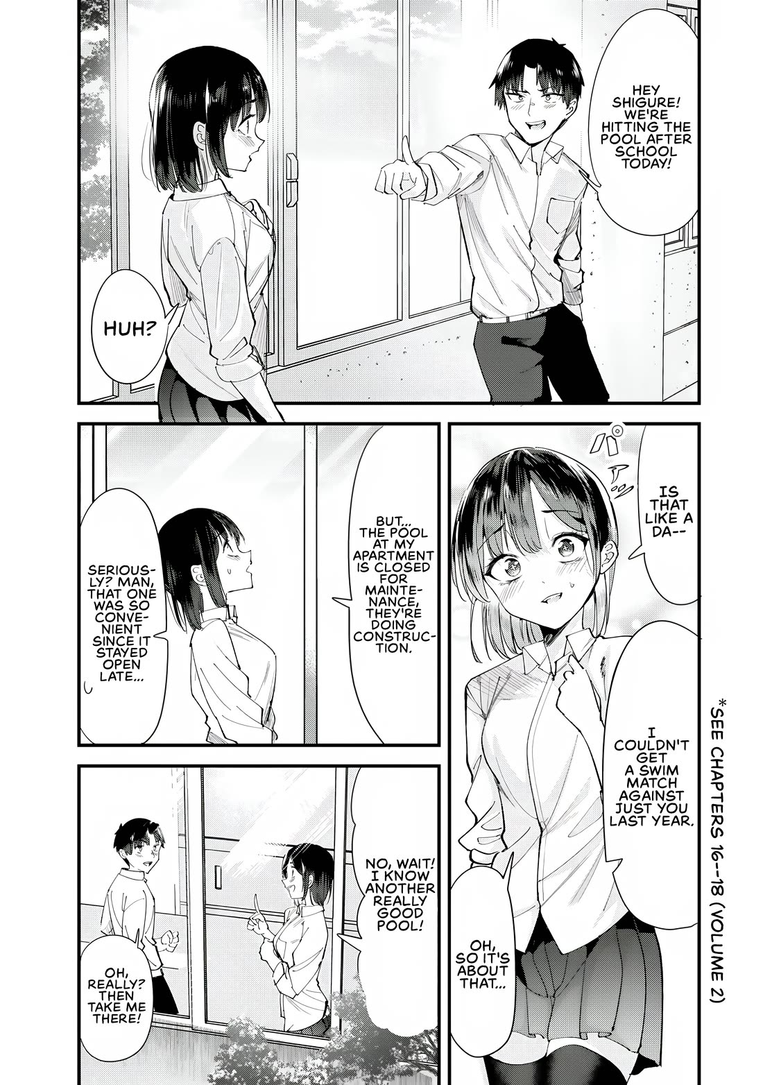 When Trying to Get Back at the Hometown Bullies, Another Battle Began Chapter 68.1 page 1 - Chapter 68.1: The Battle at Night Pool Begins