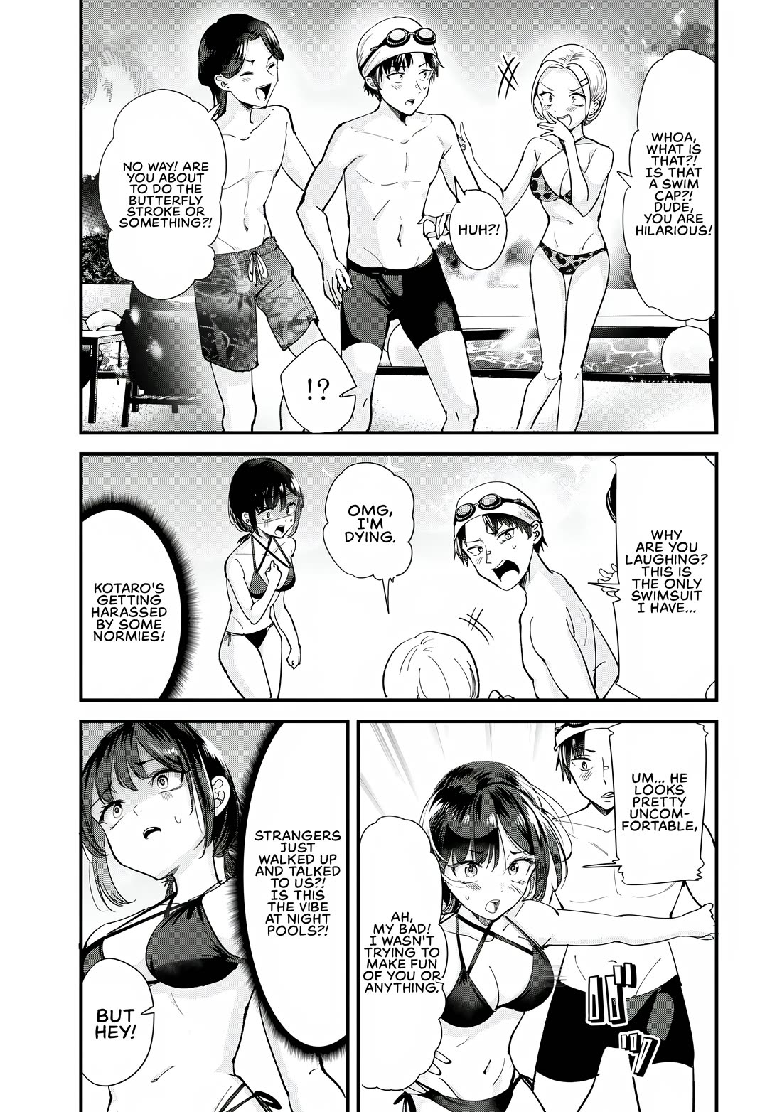 When Trying to Get Back at the Hometown Bullies, Another Battle Began Chapter 68.1 page 3 - Chapter 68.1: The Battle at Night Pool Begins