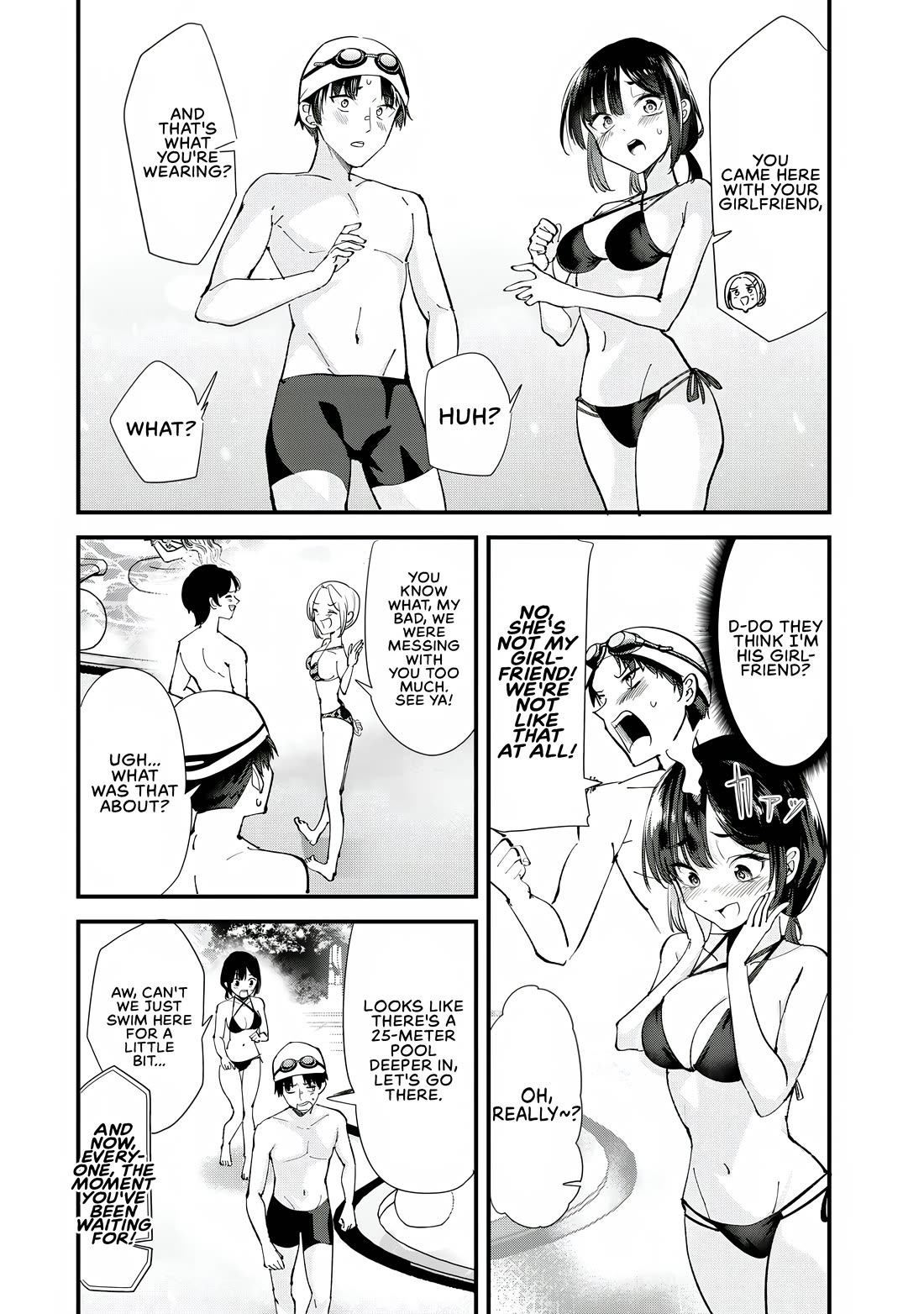 When Trying to Get Back at the Hometown Bullies, Another Battle Began Chapter 68.1 page 4 - Chapter 68.1: The Battle at Night Pool Begins