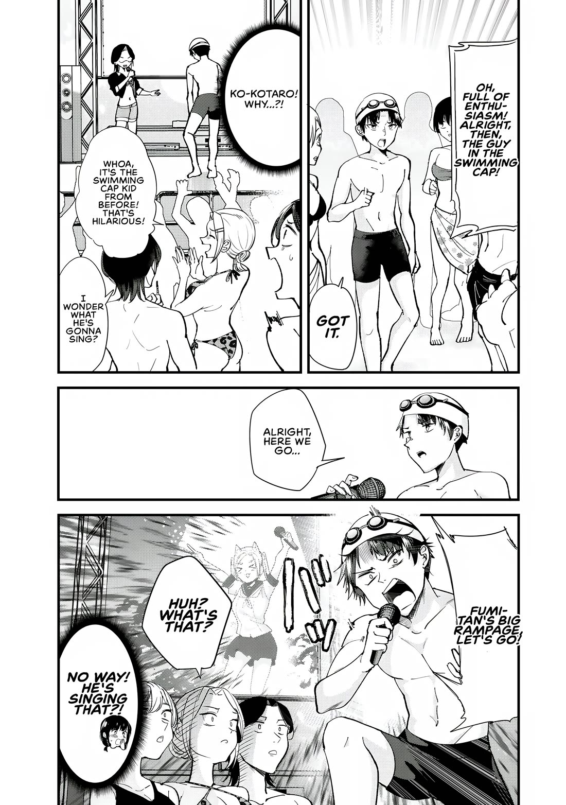 When Trying to Get Back at the Hometown Bullies, Another Battle Began Chapter 68.2 page 3 - Chapter 68.2: The Battle at Night Pool Begins