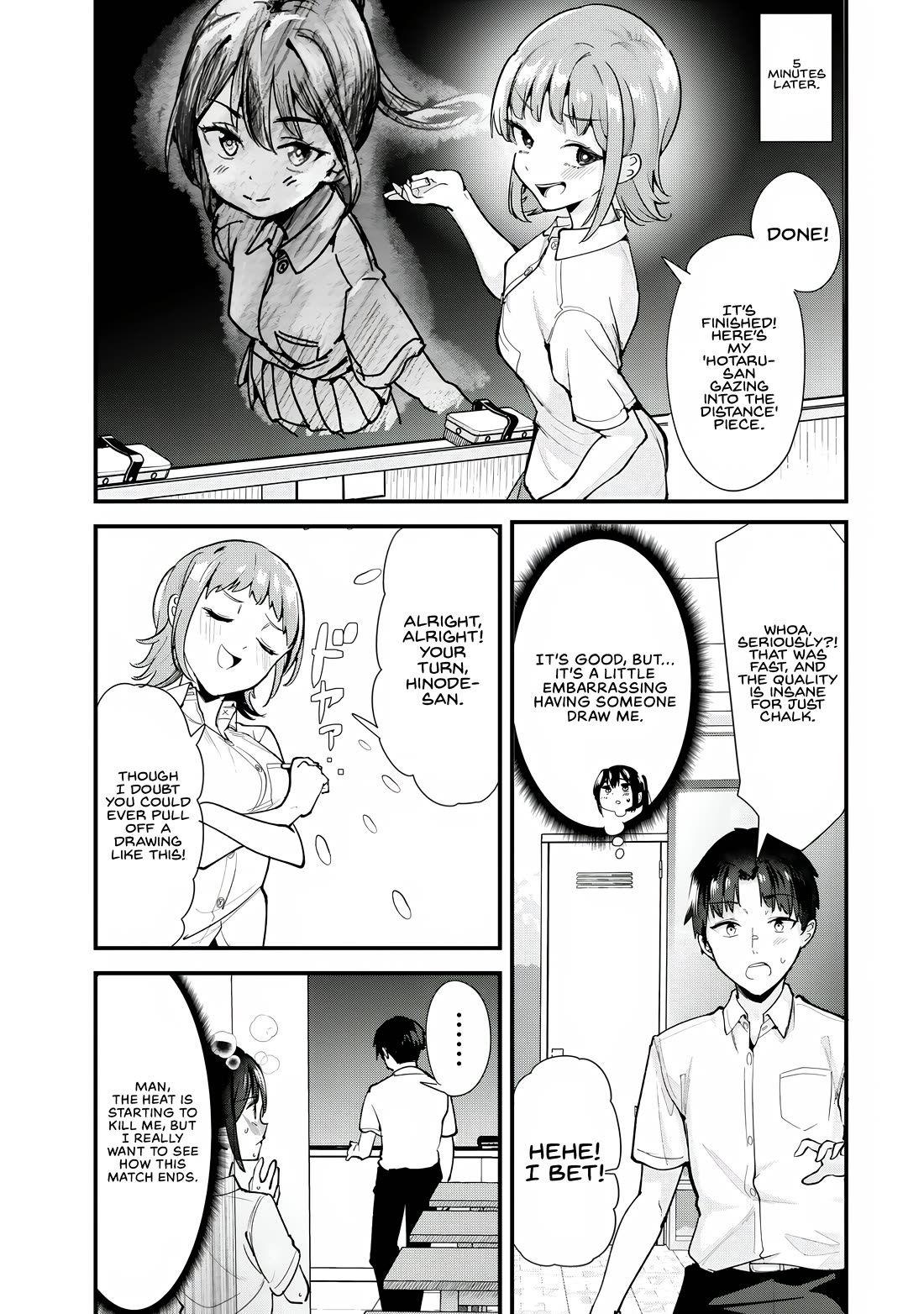 When Trying to Get Back at the Hometown Bullies, Another Battle Began Chapter 74 page 13 - Chapter 74: The Blackboard Art Battle Begins