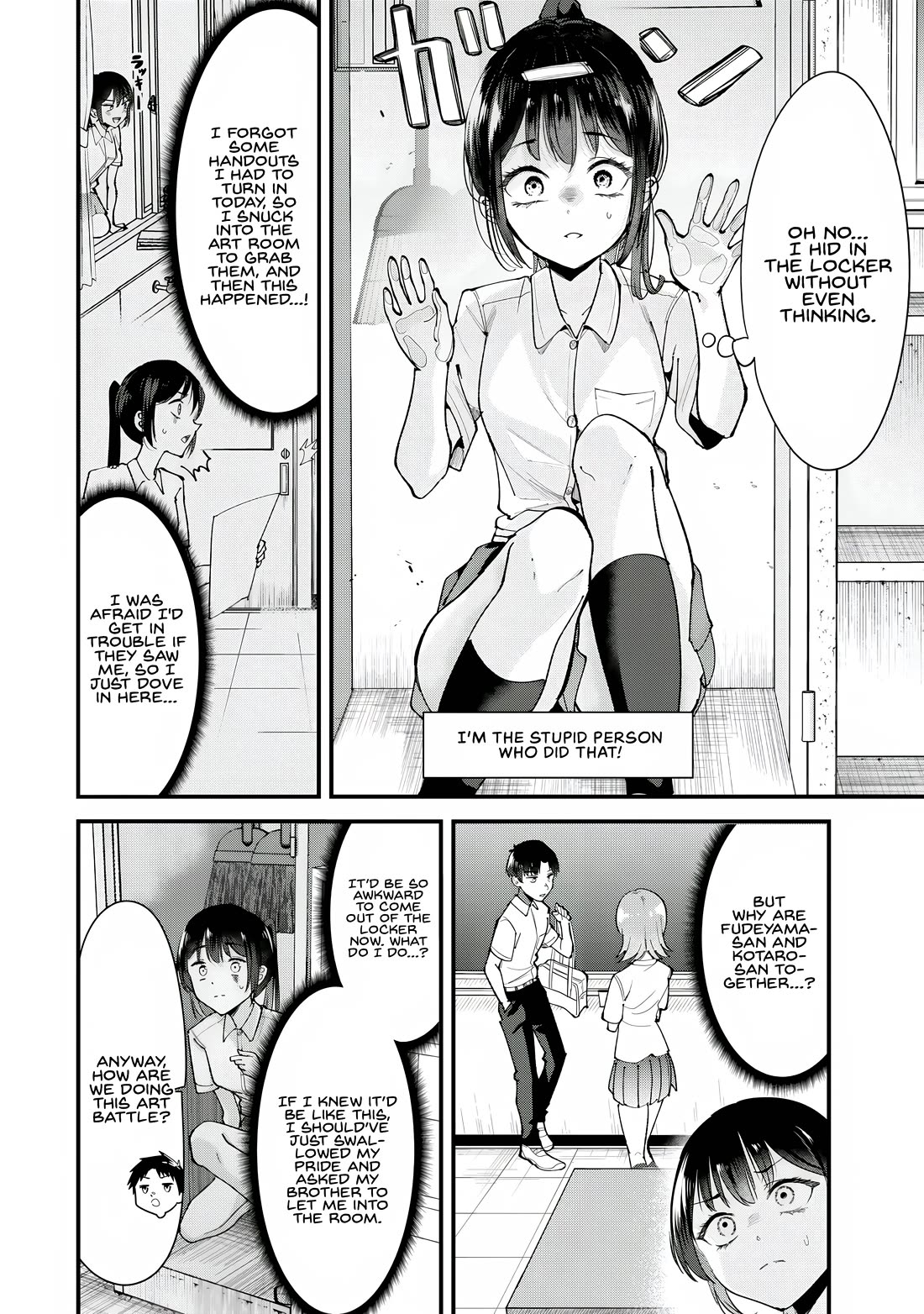 When Trying to Get Back at the Hometown Bullies, Another Battle Began Chapter 74 page 6 - Chapter 74: The Blackboard Art Battle Begins
