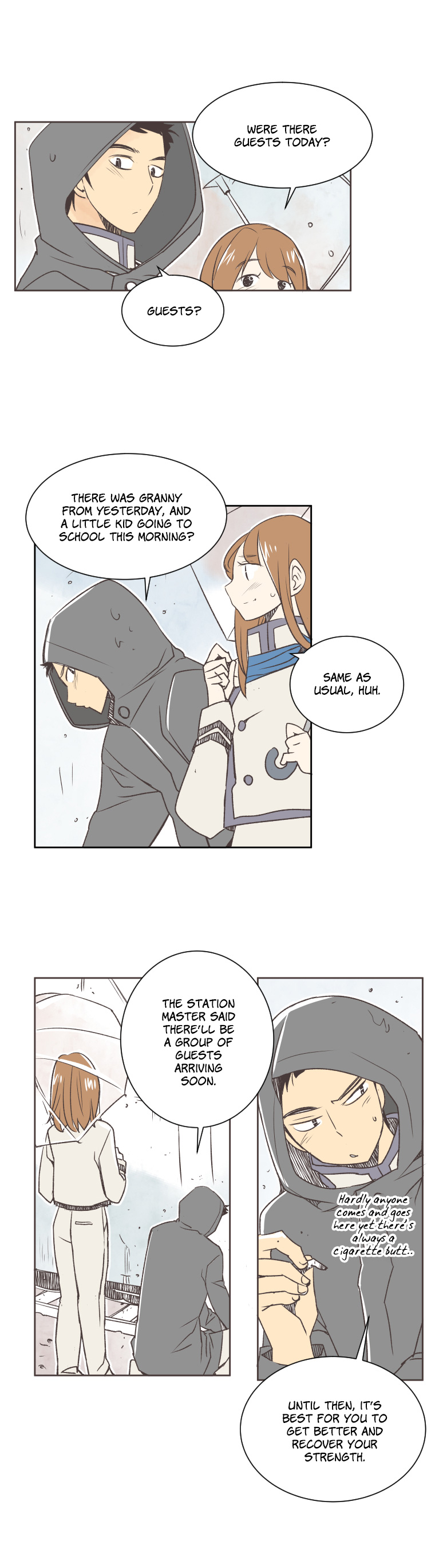 When Winter Comes to the Way Station Chapter 21 page 16 - Chapter 21: Words that are hard to say (3)