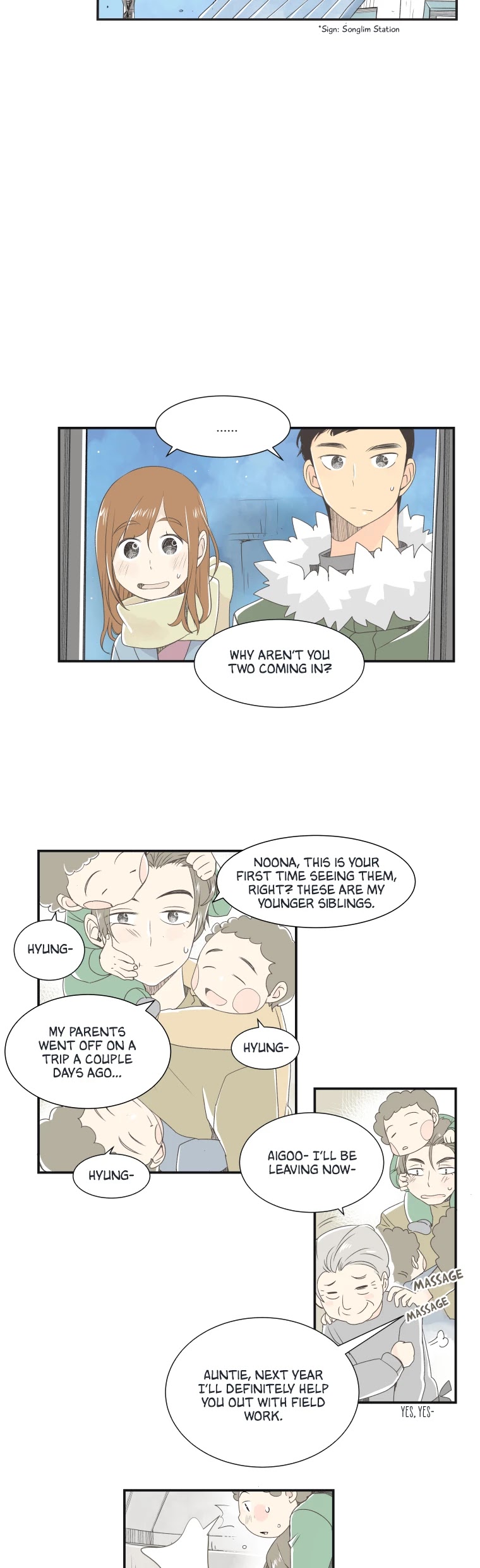 When Winter Comes to the Way Station Chapter 35 page 13 - Chapter 35: The Reason Hyung Came to Songlim Station