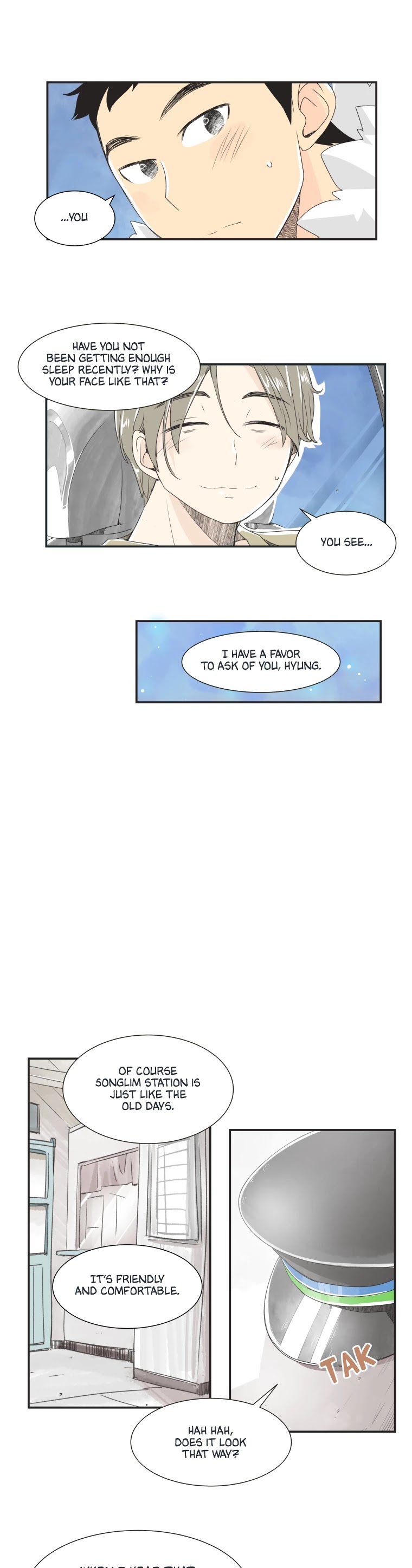 When Winter Comes to the Way Station Chapter 35 page 7 - Chapter 35: The Reason Hyung Came to Songlim Station