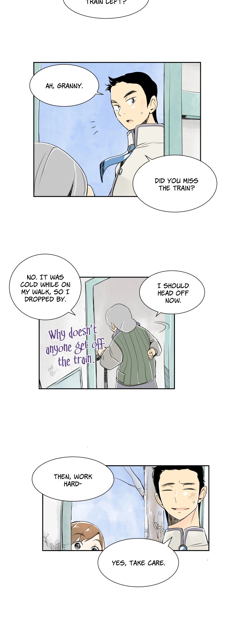 When Winter Comes to the Way Station Chapter 6 page 17 - Chapter 6: A Station Worker’s Day