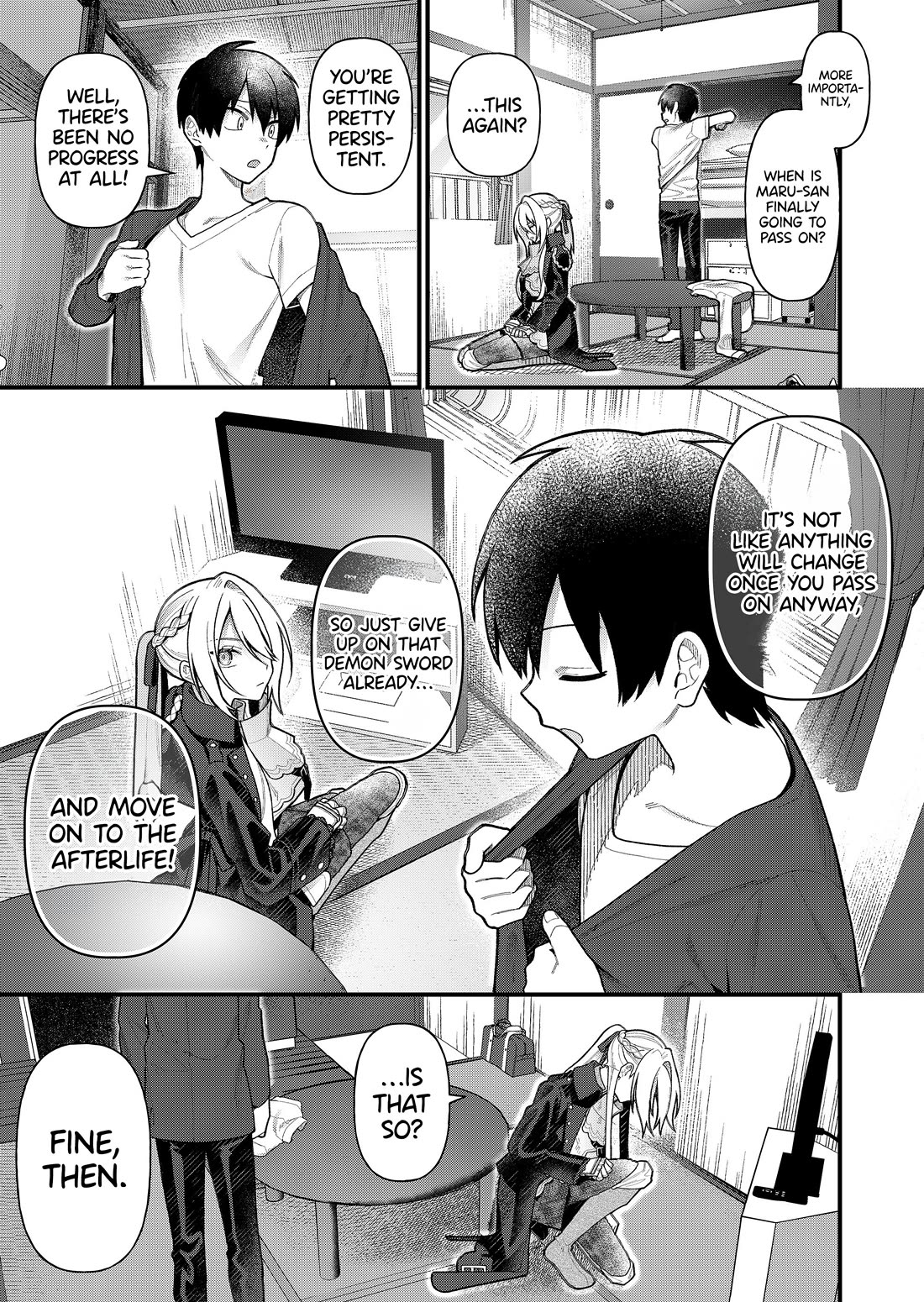 Whenever I Get Home, the Kukkoro Knight is Always There Chapter 4 page 8 - Chapter 4: The Holy Sword and a Comrade (1)