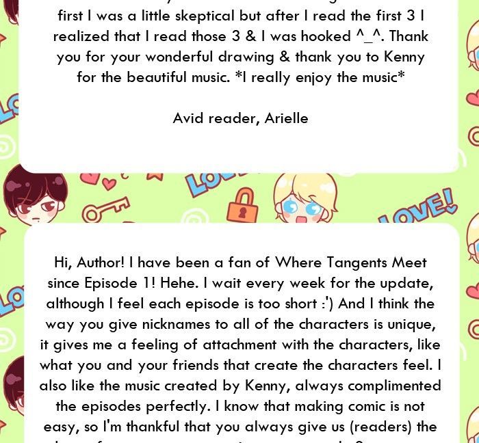 Where Tangents Meet Chapter 27.5 page 18 - Chapter 27.5 : [Event] Results & Messages