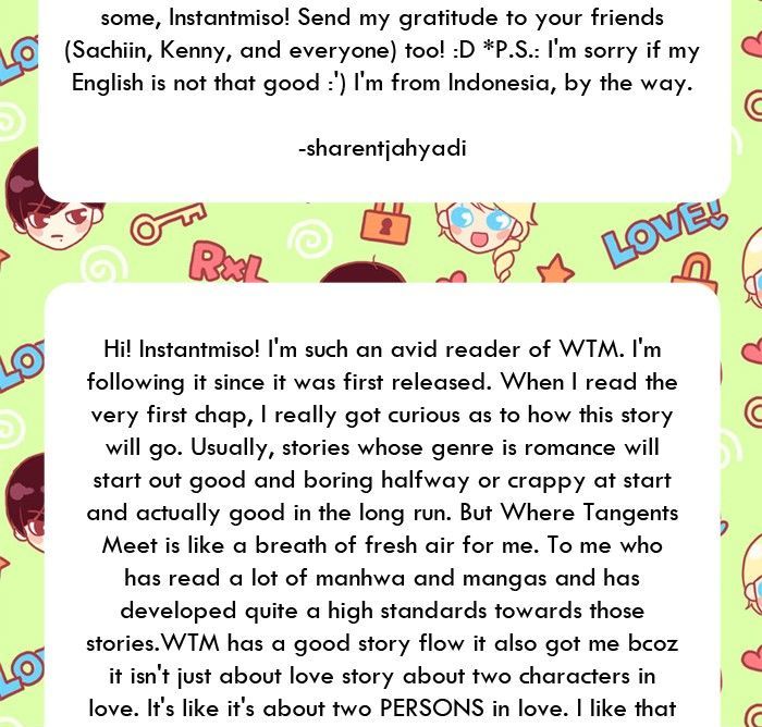 Where Tangents Meet Chapter 27.5 page 19 - Chapter 27.5 : [Event] Results & Messages
