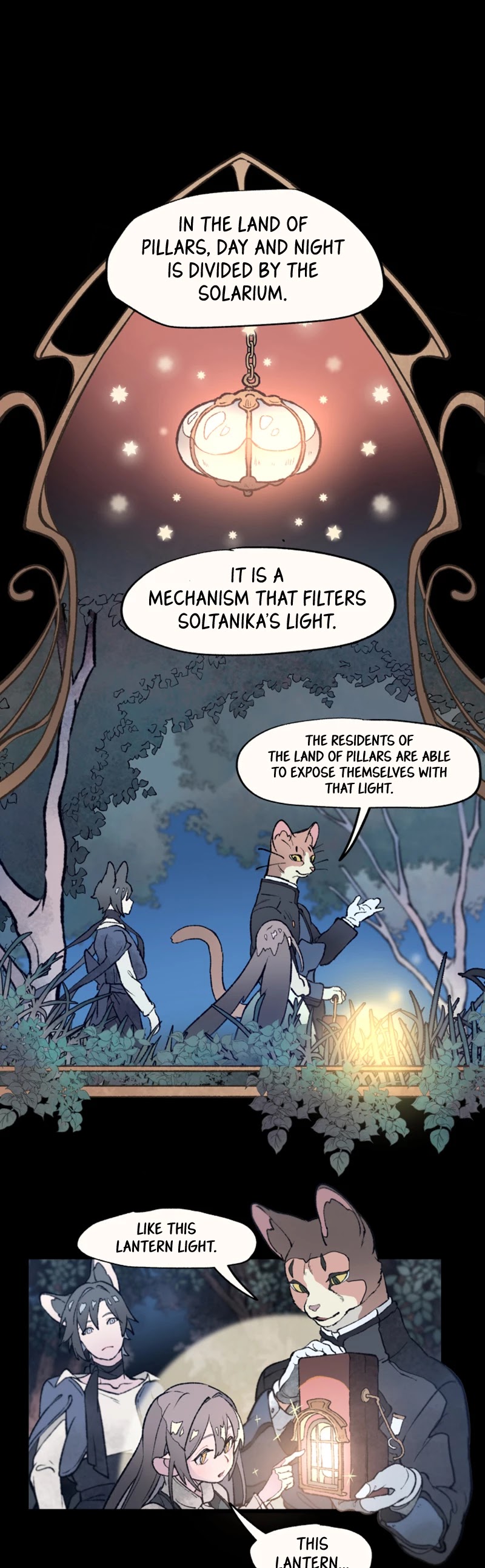 Where The Shooting Star Falls, Wait There. Chapter 1.12 page 2 - Vol.1 Chapter 12: A Teahouse Branch of the Noctanian Order