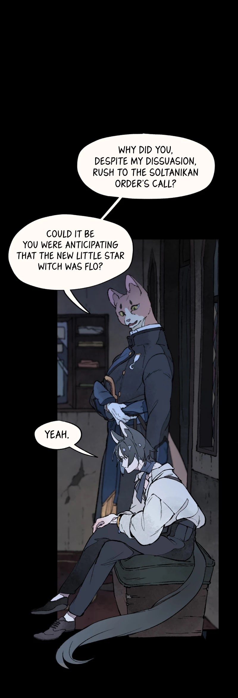 Where The Shooting Star Falls, Wait There. Chapter 1.12 page 20 - Vol.1 Chapter 12: A Teahouse Branch of the Noctanian Order