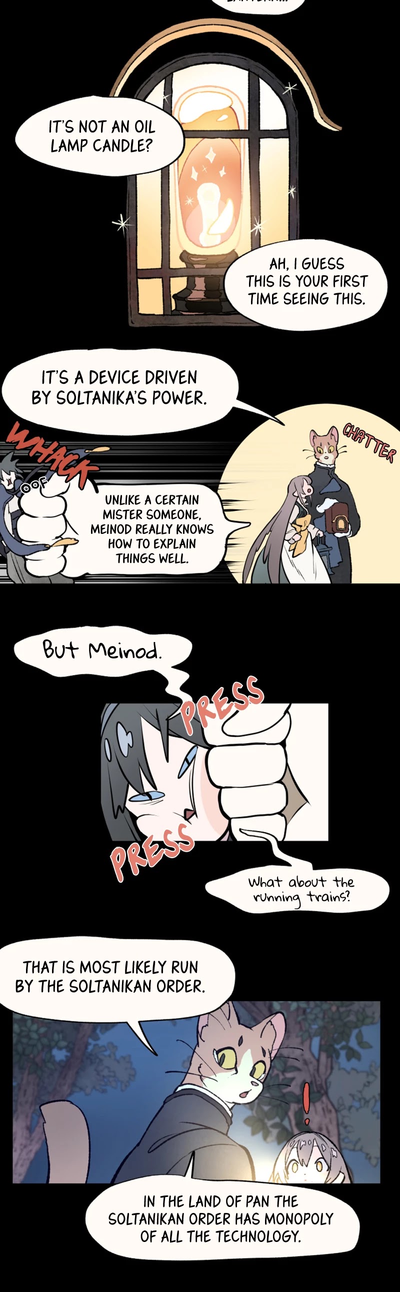 Where The Shooting Star Falls, Wait There. Chapter 1.12 page 3 - Vol.1 Chapter 12: A Teahouse Branch of the Noctanian Order