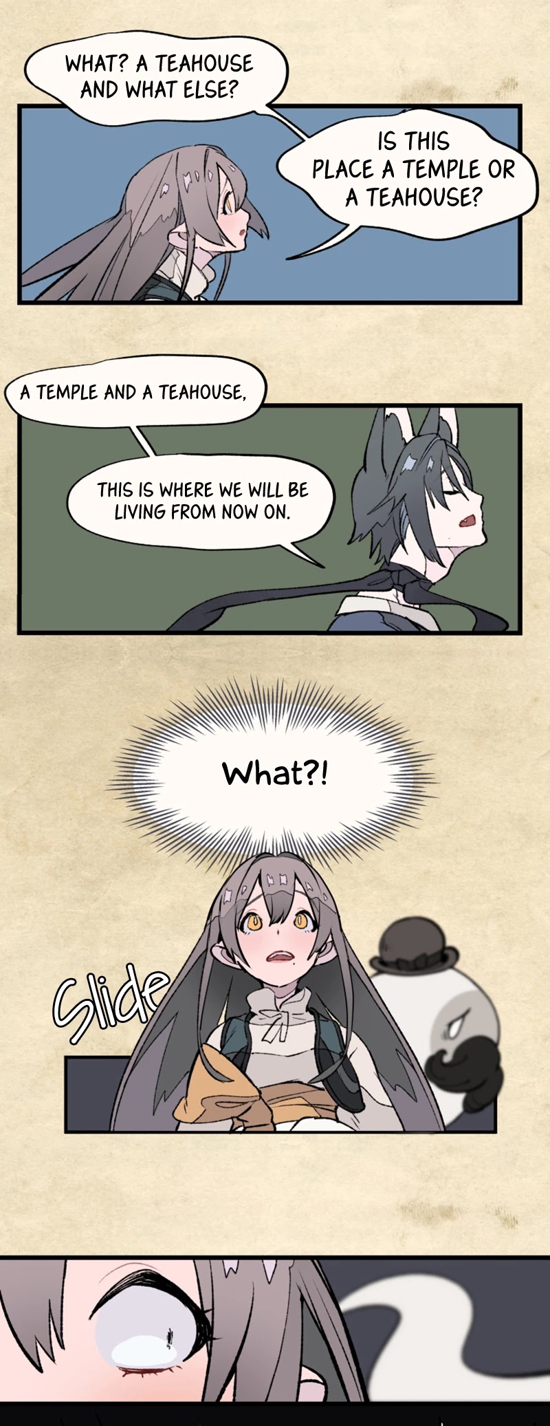 Where The Shooting Star Falls, Wait There. Chapter 1.12 page 8 - Vol.1 Chapter 12: A Teahouse Branch of the Noctanian Order