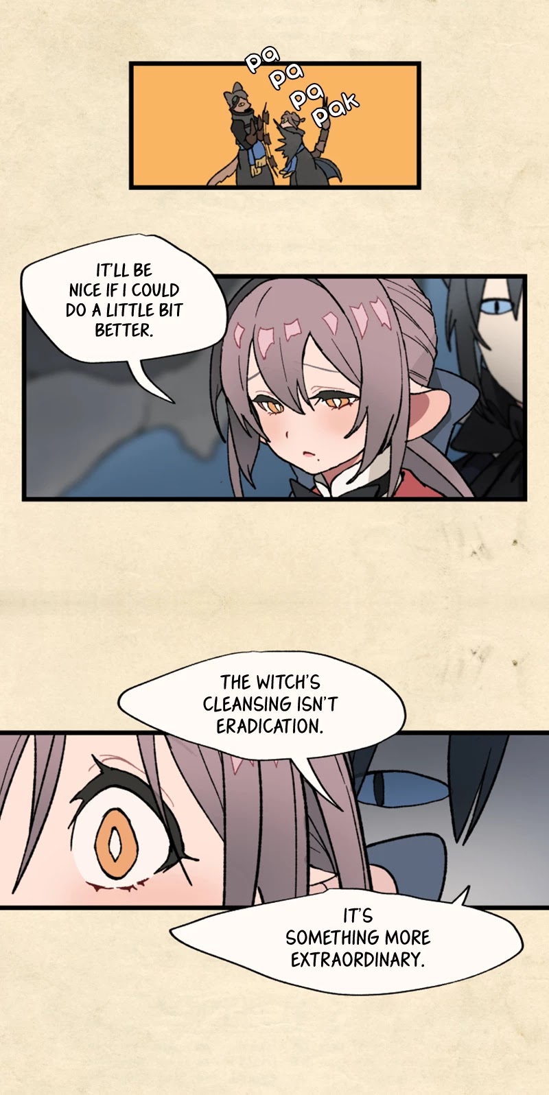 Where The Shooting Star Falls, Wait There. Chapter 1.19 page 21 - Vol.1 Chapter 19: Cleansing the Creatures of Darkness