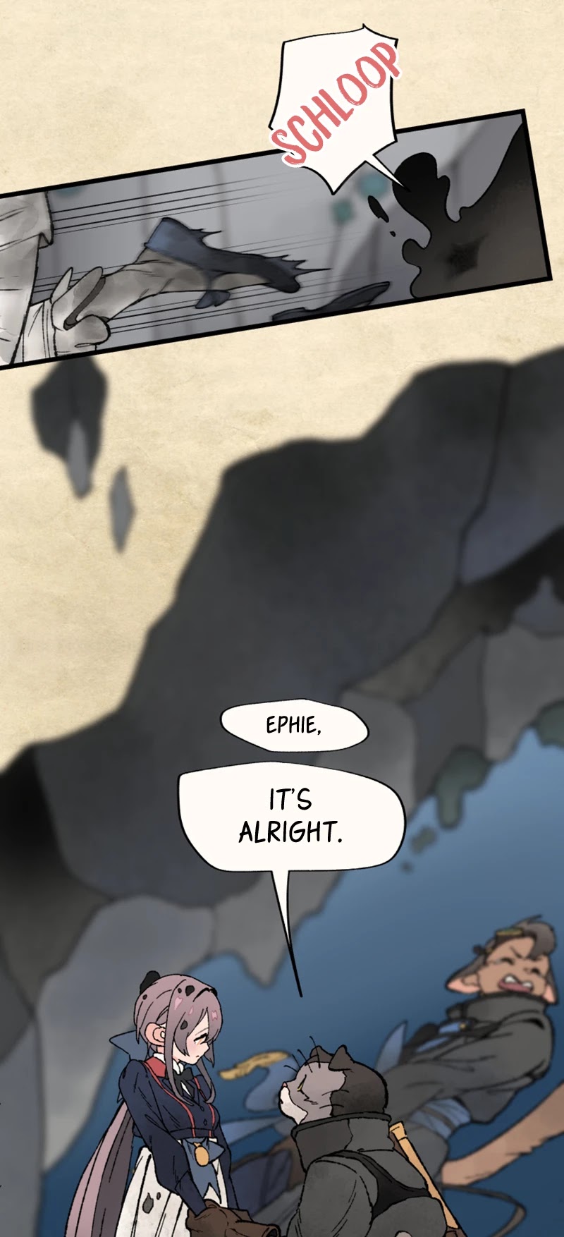 Where The Shooting Star Falls, Wait There. Chapter 1.19 page 4 - Vol.1 Chapter 19: Cleansing the Creatures of Darkness