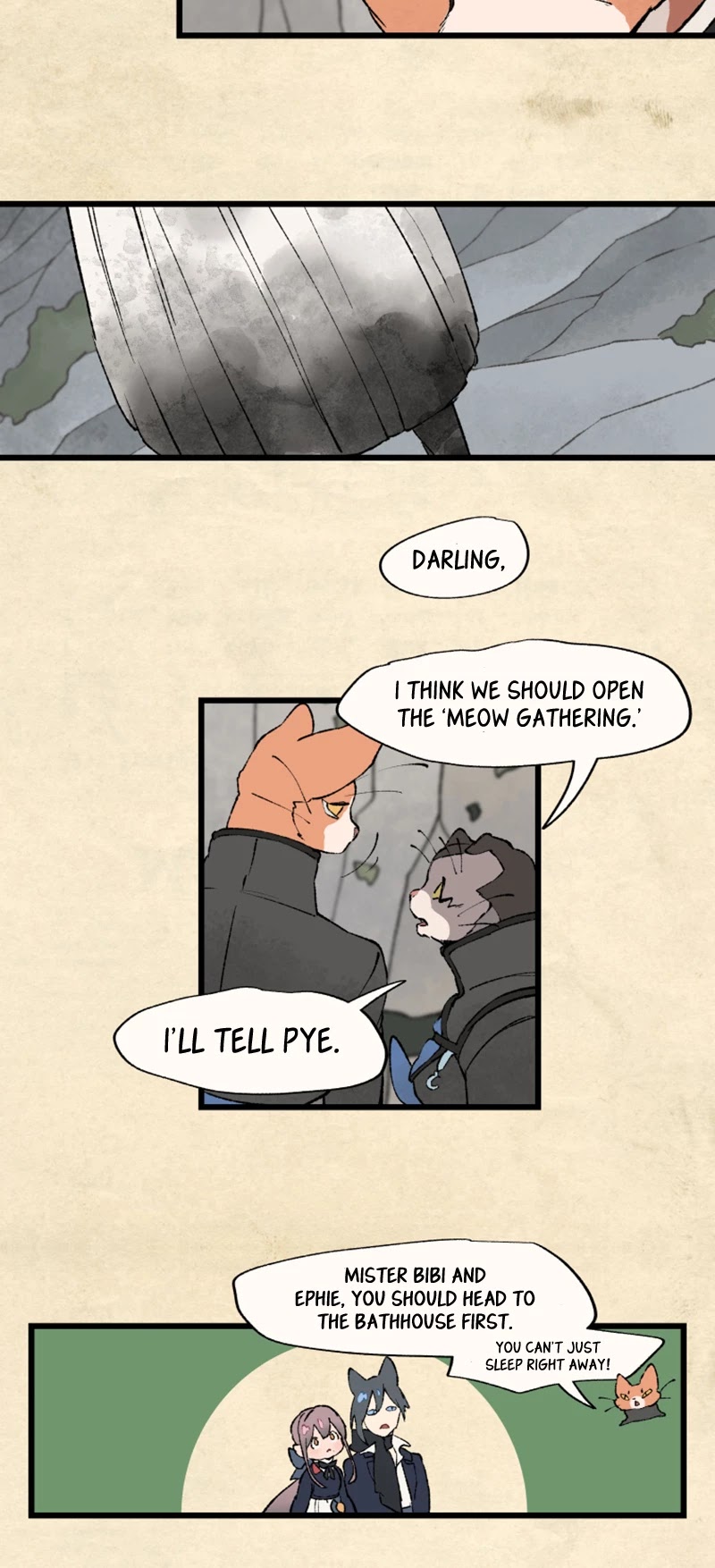Where The Shooting Star Falls, Wait There. Chapter 1.20 page 3 - Vol.1 Chapter 20: Bathhouse Bear