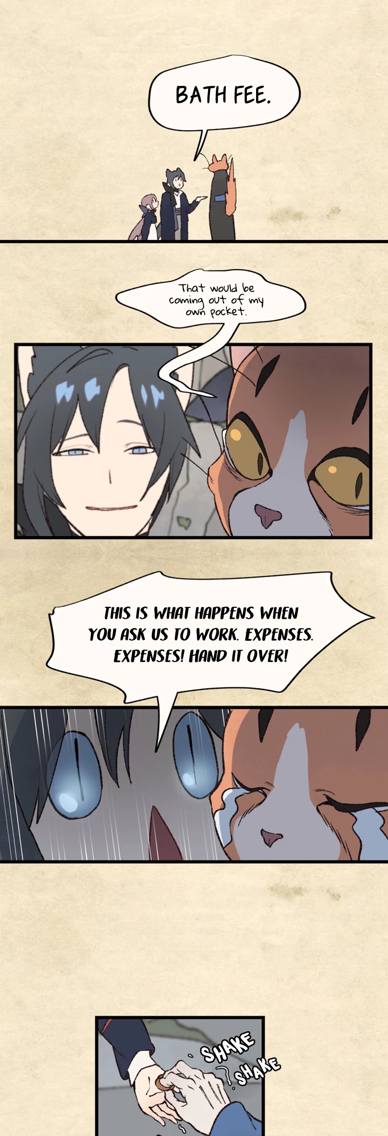 Where The Shooting Star Falls, Wait There. Chapter 1.20 page 6 - Vol.1 Chapter 20: Bathhouse Bear