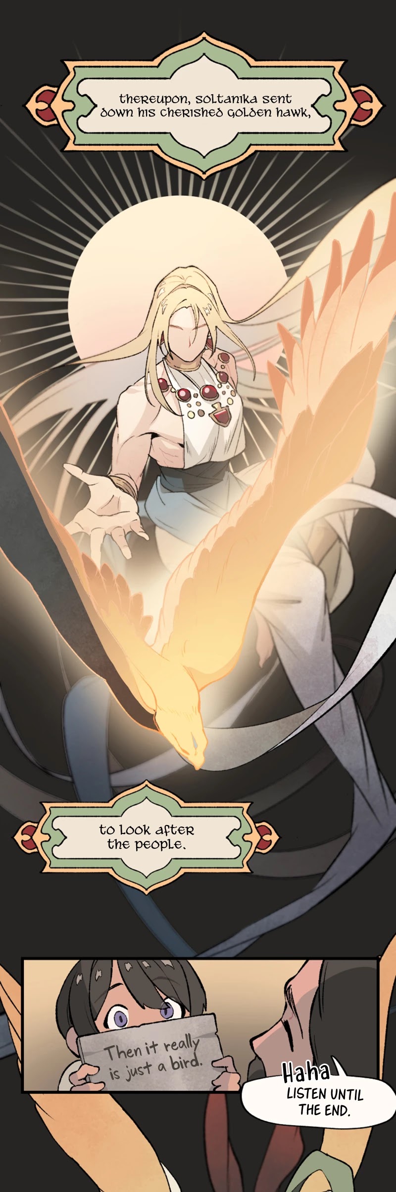 Where The Shooting Star Falls, Wait There. Chapter 1.22 page 14 - Vol.1 Chapter 22: Soltanika's Bird