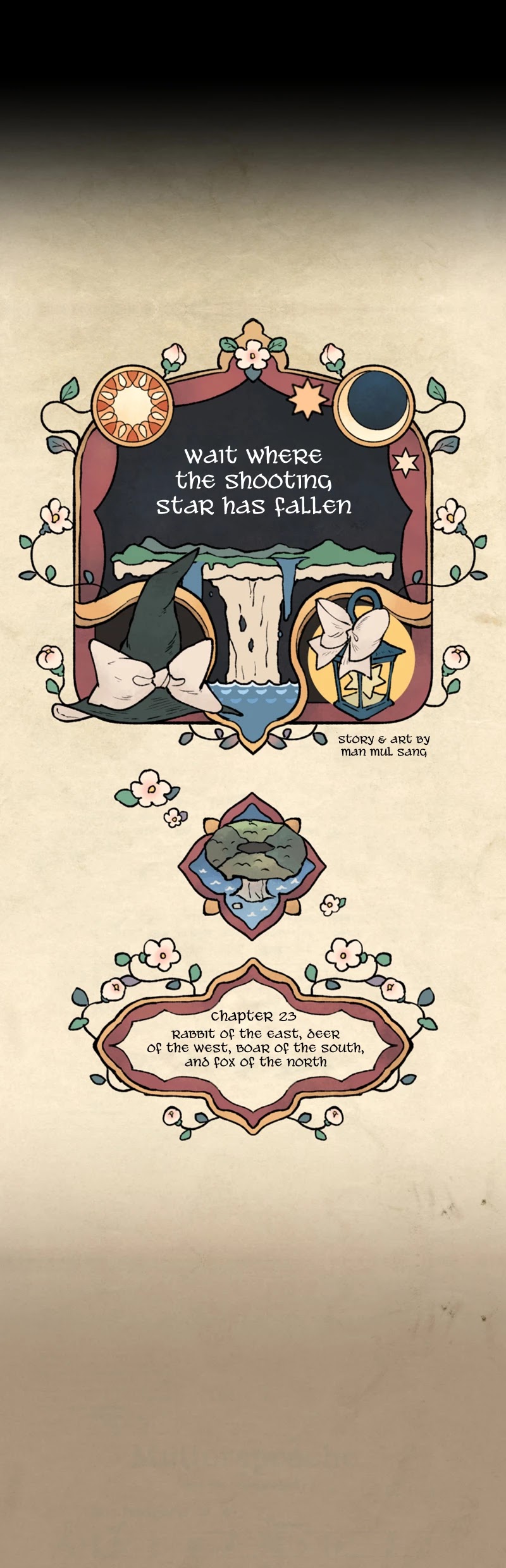 Where The Shooting Star Falls, Wait There. Chapter 1.23 page 12 - Vol.1 Chapter 23: Rabbit of the East, Deer of the West, Boar of the South, and Fox of the North