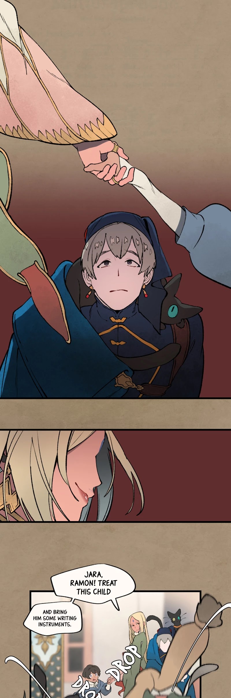 Where The Shooting Star Falls, Wait There. Chapter 1.23 page 15 - Vol.1 Chapter 23: Rabbit of the East, Deer of the West, Boar of the South, and Fox of the North