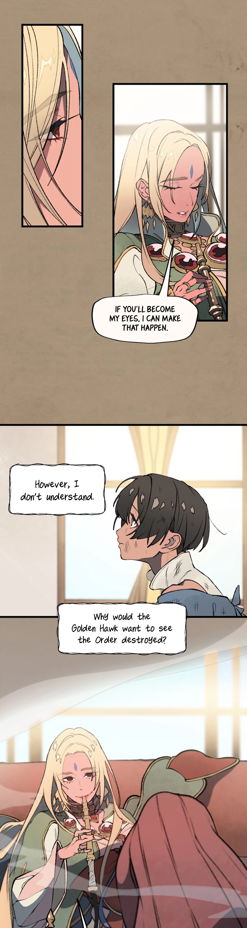 Where The Shooting Star Falls, Wait There. Chapter 1.23 page 23 - Vol.1 Chapter 23: Rabbit of the East, Deer of the West, Boar of the South, and Fox of the North