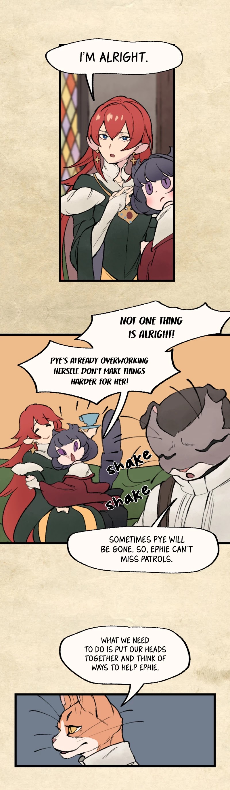 Where The Shooting Star Falls, Wait There. Chapter 1.26 page 11 - Vol.1 Chapter 26: The Screams of the Creatures of Darkness