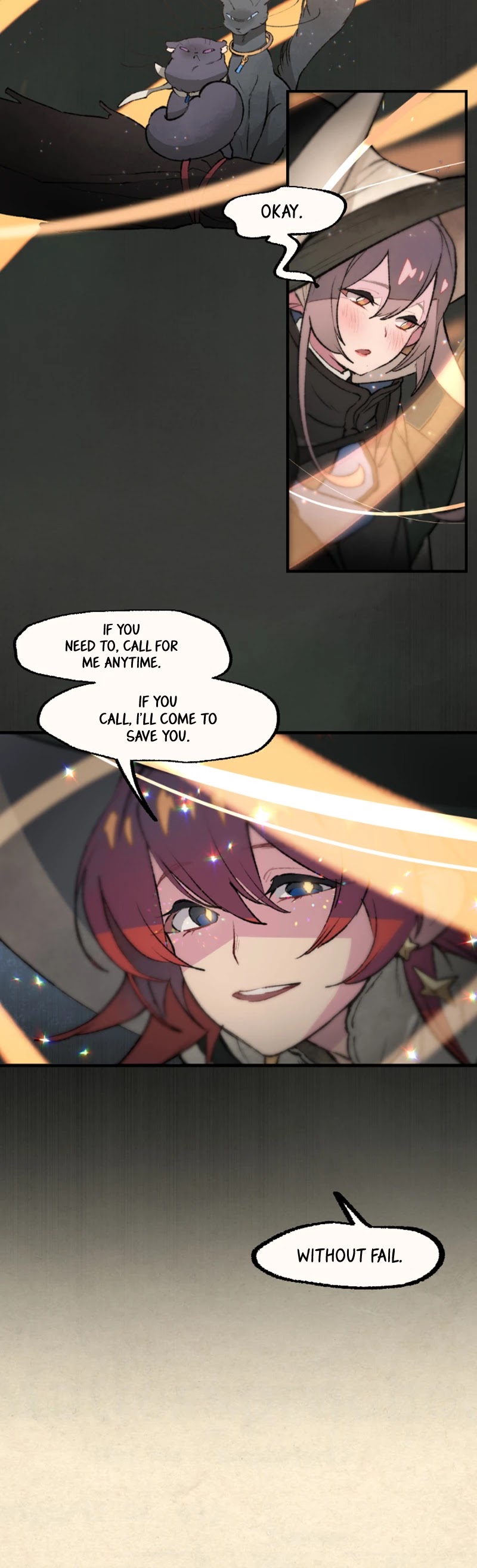 Where The Shooting Star Falls, Wait There. Chapter 1.26 page 21 - Vol.1 Chapter 26: The Screams of the Creatures of Darkness