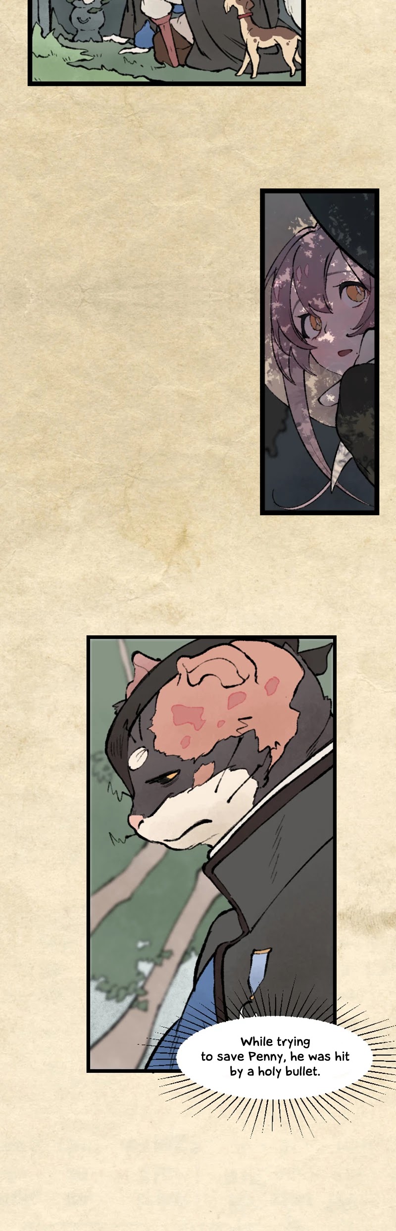Where The Shooting Star Falls, Wait There. Chapter 1.26 page 3 - Vol.1 Chapter 26: The Screams of the Creatures of Darkness