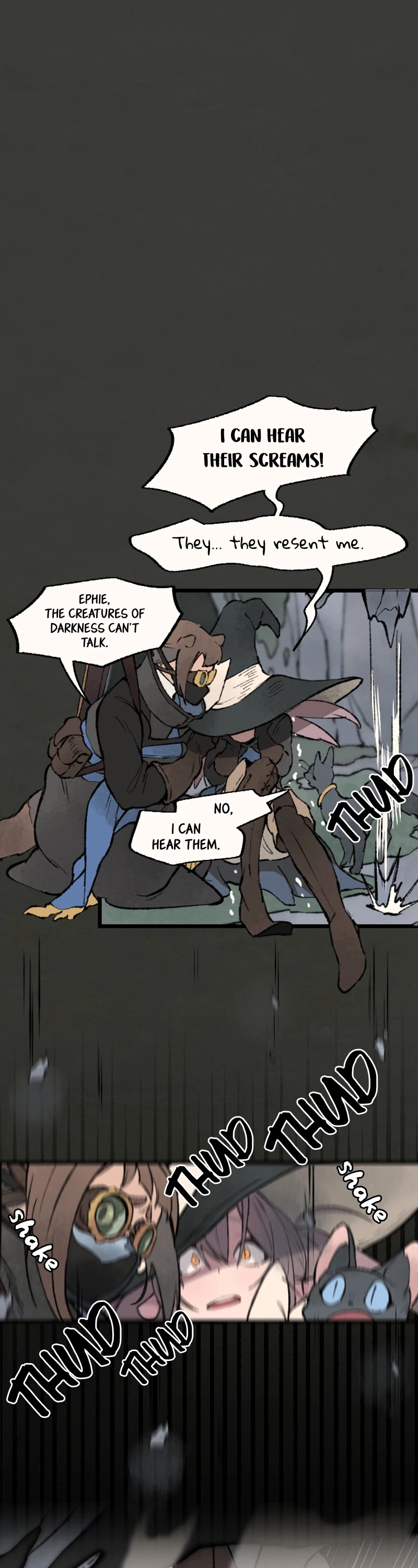 Where The Shooting Star Falls, Wait There. Chapter 1.26 page 37 - Vol.1 Chapter 26: The Screams of the Creatures of Darkness