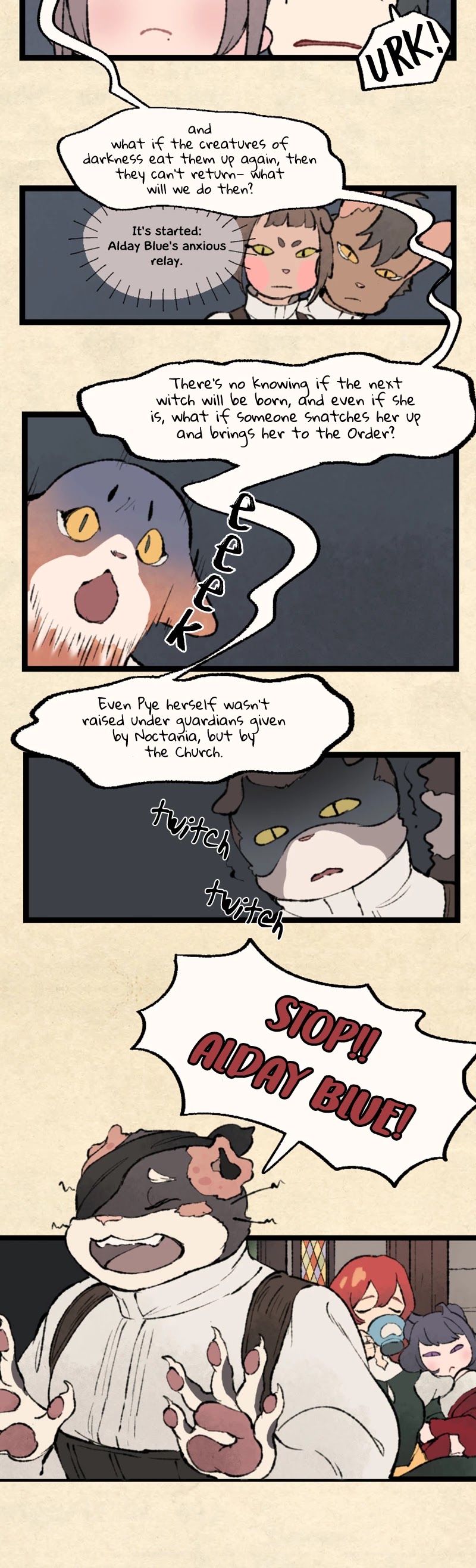 Where The Shooting Star Falls, Wait There. Chapter 1.26 page 8 - Vol.1 Chapter 26: The Screams of the Creatures of Darkness